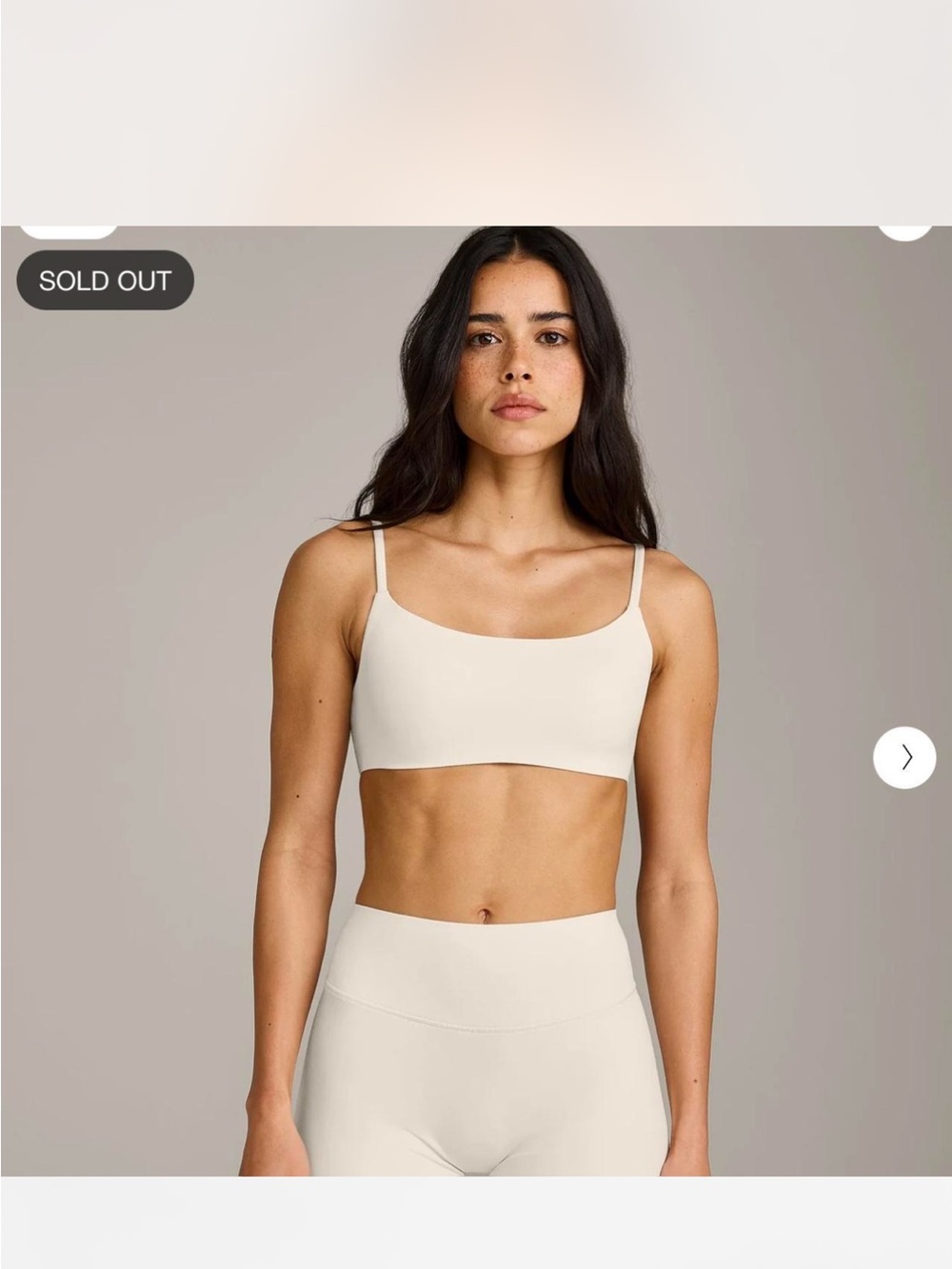 ONER ACTIVE SOFTMOTION™ STRAPPY SPORTS BRA WITH GRAY LOGO